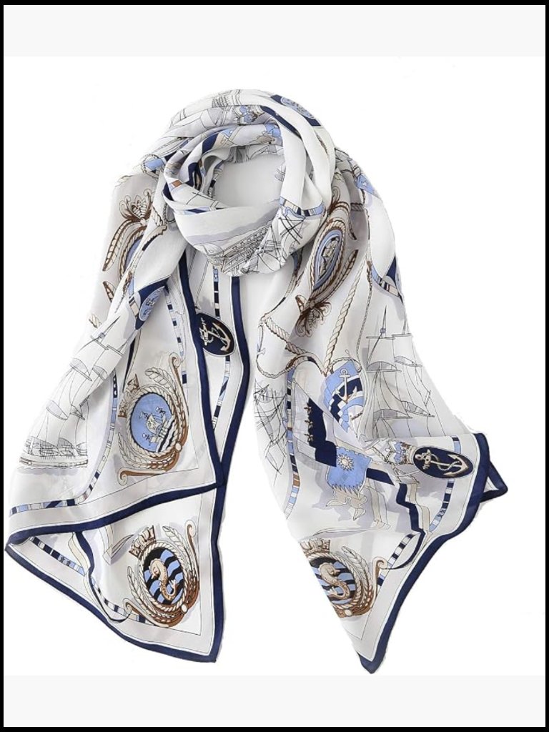 Mulberry Silk Oblong Shawl Wrap Lightweight Floral Scarf Elegant Versatile
